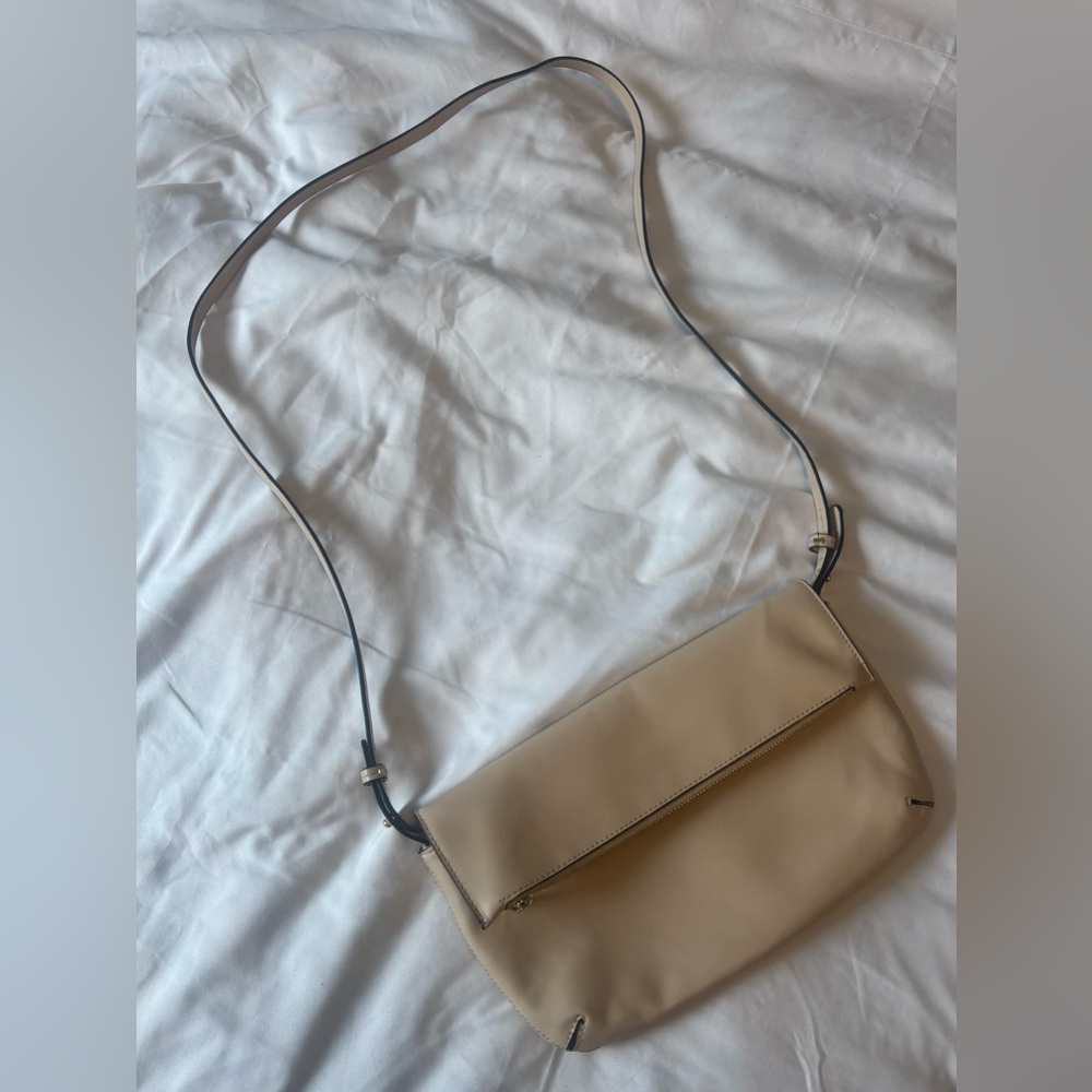 Elegant Cream Crossbody Bag